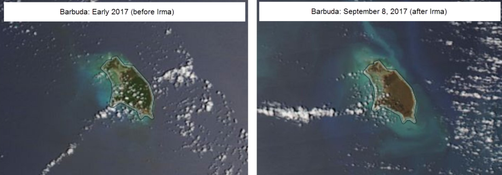 Barbuda Islands Hurricane Impact